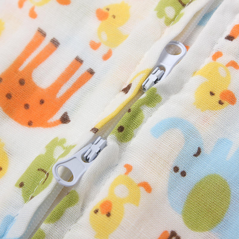 Zogift 2018 2 capas suave ecológico 100% tela de muselina de algodón bebé saco de dormir - Product Image 5