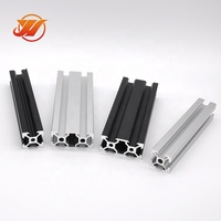 Carril lineal con ranura en V, 2040, 3030, 20x20mm, extrusión de viga de marco de aluminio, perfiles industriales extruidos al por mayor para enrutador cnc