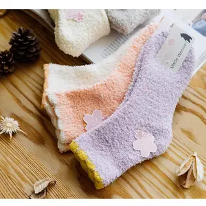 5种颜色最佳保暖模糊超细纤维袜子女袜