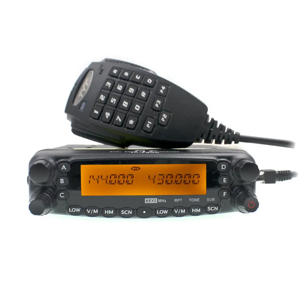 Rádio amador móvel tyt TH-7800 50w, transmissor dual band 136-174/400-480mhz hf/vhf/uhf