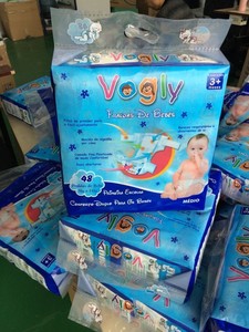 エッジ強化弾性ベールISO工場中国製ベビーおむつトルコに輸出