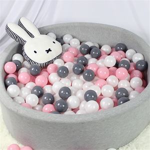 8cm 라이트 핑크 플라스틱 구덩이 공 - Product Image 2