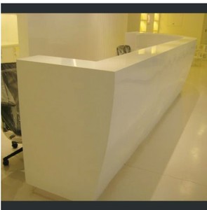Bancone <span class=keywords><strong>Reception</strong></span> Moderno per Salone e <span class=keywords><strong>Ufficio</strong></span> con Design a Parete Posteriore, Scrivania <span class=keywords><strong>Reception</strong></span> per Arredamento Alberghiero - Product Image 4