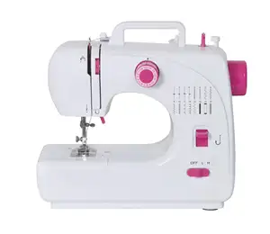 Máquina de coser de brazo largo, parche doméstico multifunción, FHSM-508, con pedal