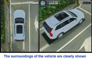 ระบบมุมมองนกใหม่3D การหมุน360องศามุมมองรอบทั้งหมดที่จอดรถกล้องพาโนรามาพร้อมเซ็นเซอร์รักษาความปลอดภัยรถที่ซ่อนอยู่ - Product Image 6