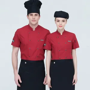 Custom double-breasted sushi chef uniform for cooking kitchen restaurant