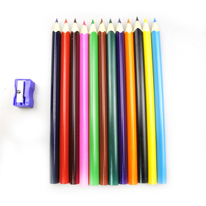 Offre Spéciale non toxique 12 pièces haute qualité pas cher prix promotion effaçable unbreak Jumbo Aiguisé enfants et école <span class=keywords><strong>crayon</strong></span> de <span class=keywords><strong>couleur</strong></span> bois - Product Image 1