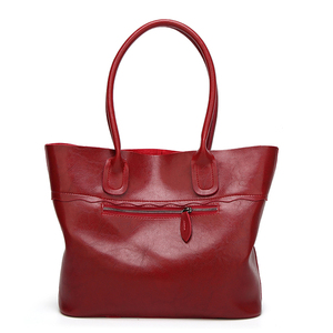 Custom crazy caballo PU de las señoras bolso del bolso de mano al por mayor - Product Image 4