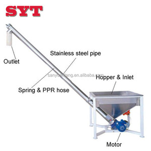 Rvs grain schroef feeder transportband, kleine graan grondboren, graan schroeftransporteur voor koop - Product Image 4