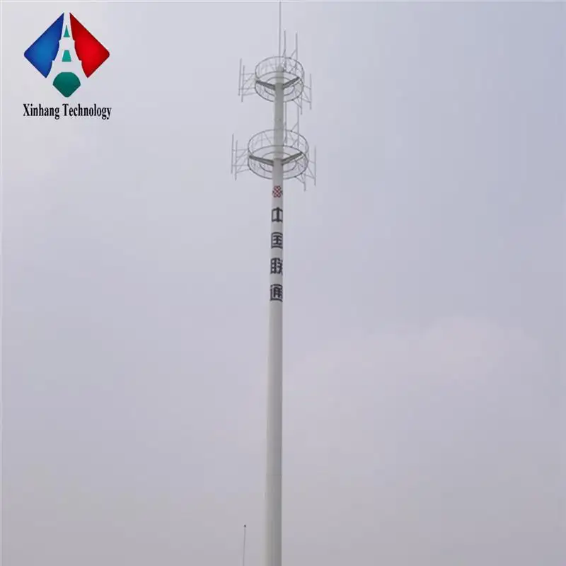 هاتف محمول gsm الاتصالات السلكية واللاسلكية سعر المصنع 30 متر برج الاتصالات الذهاب الموالية monopole