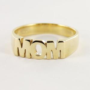 <span class=keywords><strong>Anello</strong></span> MOM Personalizzato in Acciaio Inossidabile Dorato e Anelli Chevalier di Jietao, Regalo per la <span class=keywords><strong>Festa</strong></span> <span class=keywords><strong>della</strong></span> <span class=keywords><strong>Mamma</strong></span> - Product Image 1