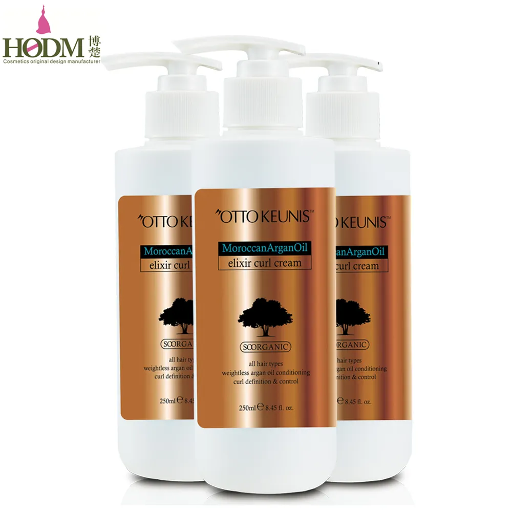 HODM Professional Hair Care cream with Argan Oil african hair Curl Cream for Hair Styling