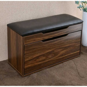 Best Selling Wood Wooden Factory Moderate Price Modern <strong>Shoe</strong> <strong>Rack</strong> and <strong>Bench</strong> Seat for Living Room - Product Image 1