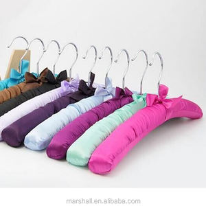 Top vente <span class=keywords><strong>cintres</strong></span> en <span class=keywords><strong>satin</strong></span> <span class=keywords><strong>satin</strong></span>é cintre cintre en tissu - Product Image 6