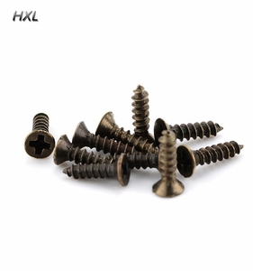 Accessori Hardware antico colore bronzo Phillips testa legno vite piccole Micro viti autofilettanti - Product Image 1