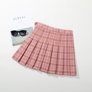 Uniformes scolaires pour enfants, <span class=keywords><strong>jupe</strong></span> plissée à carreaux, taille haute, uniformes scolaires pour filles, <span class=keywords><strong>Mini</strong></span> couteau, jupes plissées - Product Image 4