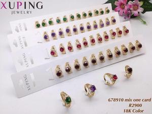 Anello <span class=keywords><strong>2</strong></span> Xuping della Città delle Piccole Merci di Yiwu, Stile Bestseller con Pietre Multicolore - Product Image 3
