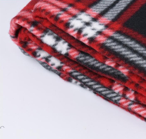 Venta barata <span class=keywords><strong>plaid</strong></span> impreso de punto a rayas 100% impermeable de poliéster polar de lana manta de picnic de China de fábrica - Product Image 5