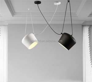 Nórdico moderno blanco y negro doble cabezas moderna lámpara de araña de <span class=keywords><strong>restaurante</strong></span> decorativo - Product Image 2