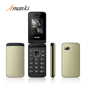 Caliente! Alta calidad amanki fábrica <span class=keywords><strong>Flip</strong></span> celular spreadtrum 6531DA dual sim 1.77 pulgadas WhatsApp teléfono móvil del tirón - Product Image 2