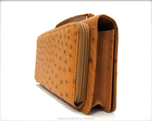 Luxury Genuine <strong>Ostrich</strong> Skin <strong>Leather</strong> <strong>Handbag</strong> for Women