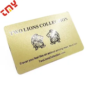 Custom Cheap Blank Metal Business Card ,Luxury Gold Metal Business Card China