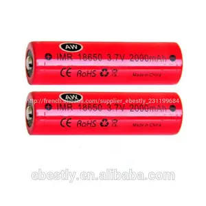 Aw 3.7v 2800p 18650 batterie 18650/18500/18350/18490/16340/14500/10440 aw batterie 2800p 18650 batterie avec le prix usine