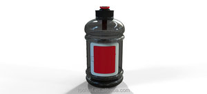 CALIDAD GARANTIZADA 2.2L Gran Gran Bebida Botella de Agua Libre de BPA Sport Training 2.2l petg botella de agua con asa lateral - Product Image 3