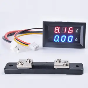 4インチDC 0-100V 50A Voltmeter Ammeter DC Digital Voltage Current Meter LCDとShunt Cable Connector