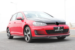 Labbro anteriore in fibra di carbonio per VW <span class=keywords><strong>Golf</strong></span> 7 <span class=keywords><strong>VII</strong></span> GTI 2014-2016 - Product Image 6