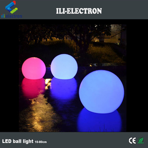 10 ~ 80 cm étanche flottant De Noël décoratif changement de couleur LED ball lumières - Product Image 1