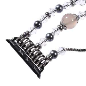 Di lusso 38 MILLIMETRI 40 MILLIMETRI 42 MILLIMETRI 44 MILLIMETRI Elastico Stretch Fasce di Perle Agata Naturale Della Vigilanza <span class=keywords><strong>Cinturino</strong></span> di Ricambio Per <span class=keywords><strong>Apple</strong></span> della vigilanza della Fascia Del Braccialetto - Product Image 4