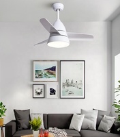 36 pulgadas bajo consumo de energía pequeño tamaño niños ventilador de techo con kit de luz led