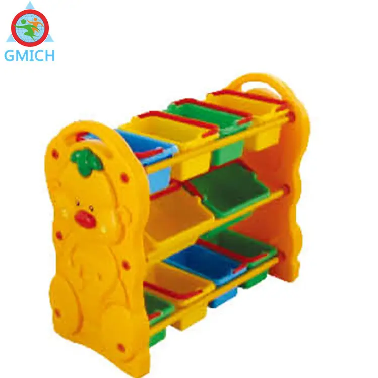 JMQ-J208C Kindergarten plastic toys shelf for Children