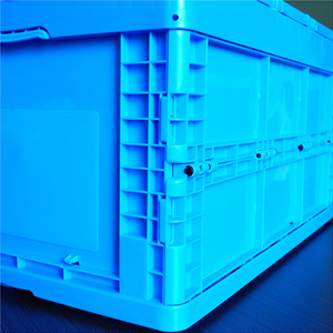 Euro Foldable Vented Plastic Moving Security Crate