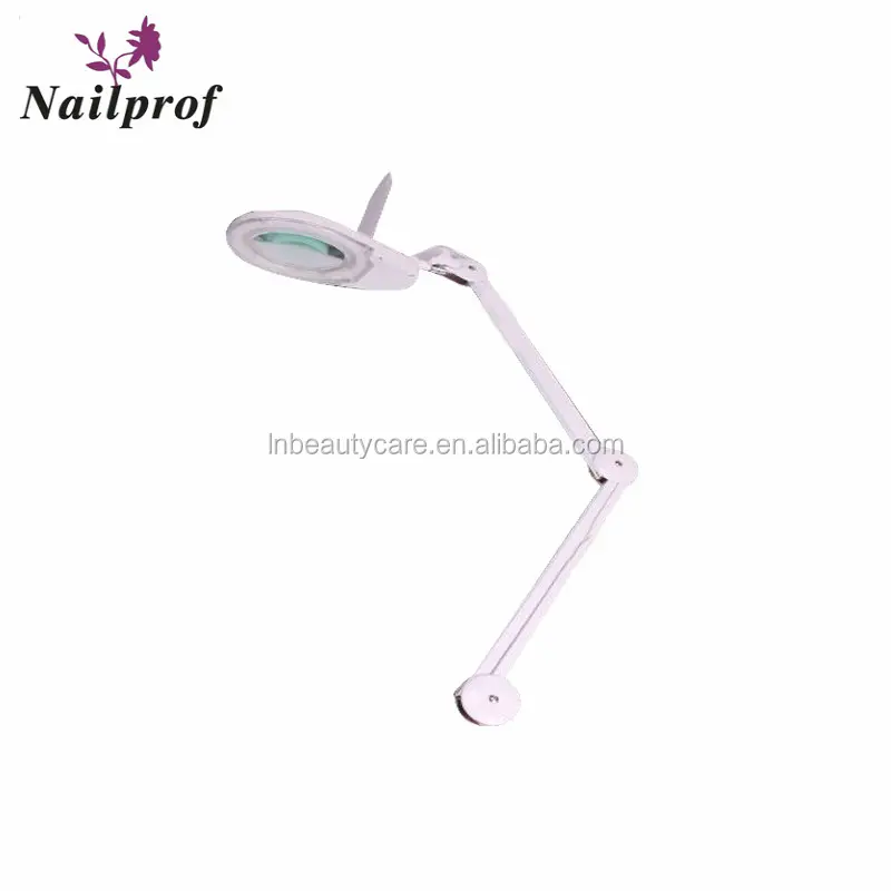 Nailprof. Pembesar Lampu LED, Kosmetik Lampu Kaca Pembesar untuk Peralatan Kecantikan 6012JL
