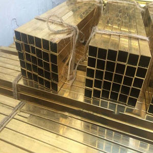 Медная трубка Латунная Труба Квадратная прямоугольная труба цена за кг - Product Image 3