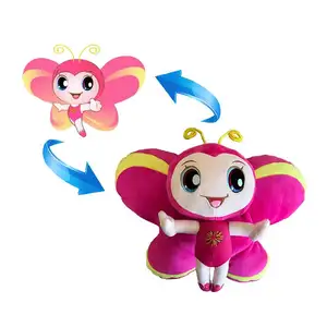 Juguete de peluche para niños, juguete de felpa personalizable, mascota corporativa, OEM ODM