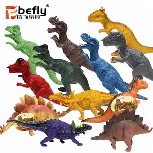 Atacado material de plástico dinossauro figura de brinquedo para crianças coleção