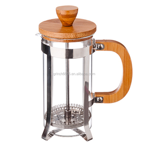 New Arrival All Size Bamboo Cover and Knob Cafetiere , Tea and <strong>Coffee</strong> <strong>Plunger</strong> , French Press - Product Image 5