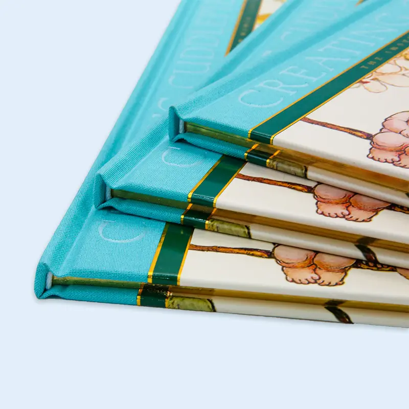 2021 प्रिंट मांग पर सेवाओं कस्टम बच्चों कहानी हार्डकवर किताब छपाई