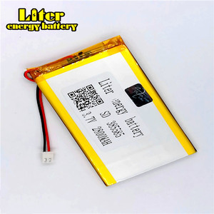 Socket 2.5 3.7 V 385585 405585 2800 mah Lithium polymer battery Rechargeable ion accumulator for DIY Mobile power bank e-book - Product Image 3