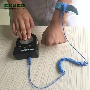 Blue conductive ESD wrist strap manufacturer and supplier