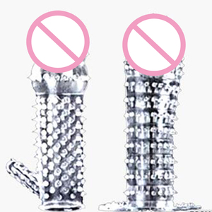 Neueste transparente Kristall-Penis-Scheiden für Erwachsene Cock Ring Sleeve Kondom Male Sex Produkt - Product Image 4