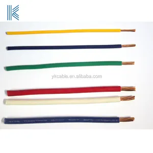 Electrical Building Wiring Jacket Nylon PVC Copper Insulated Stranded Electric Wire Cable #12 Tthn Number 8 10 12 THHN Solid