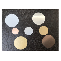 HandySub Disques ronds en aluminium de 8.89cm Type plaque sublimable Récompenses et plaques vierges