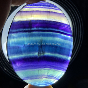 Commercio all'ingrosso Naturale di Guarigione Cristalli <span class=keywords><strong>Fluorite</strong></span> di <span class=keywords><strong>Pietra</strong></span> Chakra <span class=keywords><strong>Pietra</strong></span> di Palma di Dimensioni - Product Image 2