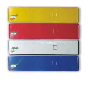 Placa de matrícula en relieve de aluminio para motocicleta, diseño personalizado - Product Image 2