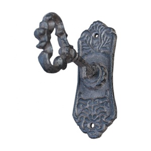 <span class=keywords><strong>Poignée</strong></span> de <span class=keywords><strong>porte</strong></span> en fonte Antique, 1 pièce, 5 pouces, poignées de grange coulissantes pour ménage - Product Image 3