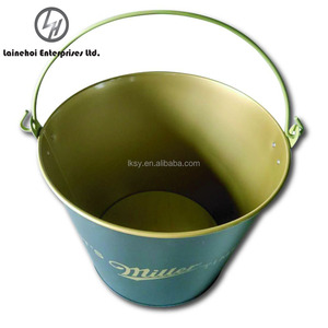 ถังน้ำแข็งโลหะแบบด้านสีตามสั่ง OEM เป็นมิตรกับสิ่งแวดล้อมสำหรับงานปาร์ตี้ - Product Image 3